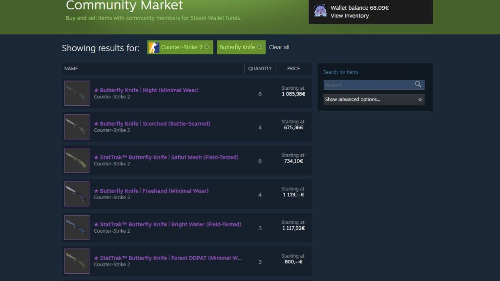 Buying CS2 Skins